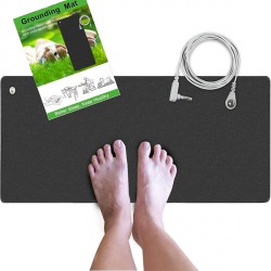 NEW Grounding Mats Earthed Universal Earthing Mat - Large, Grounding Computer Mouse Pad and Grounding Foot Mat, Reduce Pain and Inflammation, Relieve The Stress and Keep Healthy (39.4x11.8 Inch)