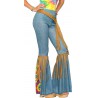 NEW MEDIUM/LARGE Forum Novelties Women's Hippie Costume Bell Bottoms