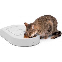 NEW PetSafe 5-Meal Automatic Dog and Cat Feeder, Dispenses Dog Food or Cat Food, Digital Clock