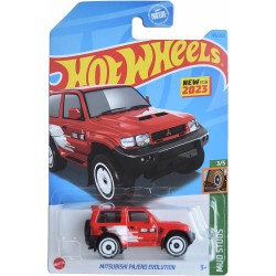 NEW Hot Wheels Mitsubishi Pajero Evolution, Mud Studs 3/5 [red] 175/250