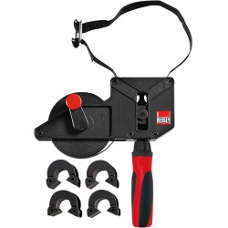NEW Bessey Tools VAS-23 2K Variable Angle Strap Clamp with 4 Clips,Black with red Handle