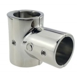 NEW Connector Adapter Boat Corner Stainless Steel Fitting Rail Elbow Tube Pipe Fishing Parts Rustproof Accessories (aprox: