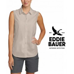 NEW LARGE Eddie Bauer Women's Sleeveless Tech Shirt