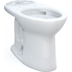 NEW TOTO Drake Elongated Tornado Flush Toilet Bowl with CEFIONTECT, Cotton White - C776CEG#01