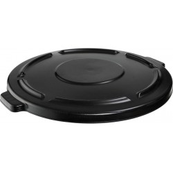 NEW Rubbermaid Commercial Products RCP264560BK Self-Draining Lid- for Waist Container 44 Gallon- Black