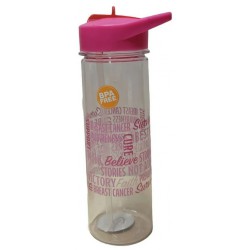 NEW Breast Cancer Awarness. Pink Water Bottle .24 Fl. oz