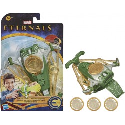 NEW Marvel The Eternals Cosmic Disc Launcher Toy, Inspired by The Eternals Movie, Includes 3 Discs, for Kids Ages 5 and Up