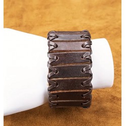 NEW Simple Retro Handmade Brown Braided Fashion Bracelet, Adjustable Size (aprox: 9.5)