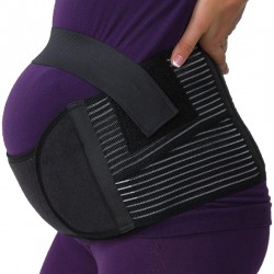 NEW NEOtech Care Maternity Pregnancy Support Belt/Brace - Back, Abdomen, Belly Band (Charcoal, M)