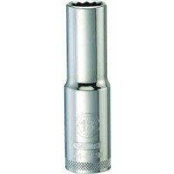 NEW DeWalt DWMT74542OSP Drive Socket, 13 Millimeter Socket, 1/2 Inch Drive, 12-Point, Vanadium Steel, Polished Chrome