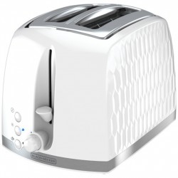 NEW Black & Decker Honeycomb 2 Slice Toaster