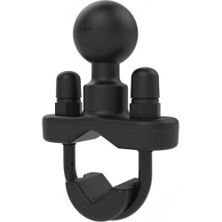 NEW RAM MOUNTS Base with Zinc Coated U-Bolt and 1-Inch Ball for Rails from 0.5 to 1.25-Inch in Diameter