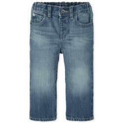 NEW SIZE 2T The Children's Place Baby and Toddler Boys Bootcut Jeans | Size 2T | Blue | 100% Cotton