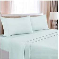 NEW Bedding 4 Homes TWIN Size Sheets Set 3 Piece Includes 1 Pillowcase, 1 Flat Sheet & 1 Fitted Sheet Fits Up to 14 Deep Pocket - Soft Microfiber King Bed Sheets - Shrinkage & Fade Resistant