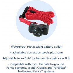 HANDLED PetSafe Deluxe UltraLight Collar – Tone and Static, Rechargeable, Waterproof – Fits Small, Medium, Large and XL Pets