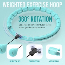 NEW (READ NOTES) JKSHMYT Weighted Hula Hoops for Adults Weight Loss