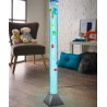 NEW Sensory LED Bubble Tube 4FT with 10 Fish, 20 Color Remote and Tall Water Tower Tank LED Night Light for Kids Bedroom, Living Room Decor