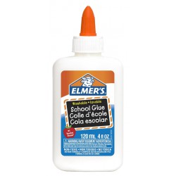 NEW Elmer's Washable No-Run School Glue, 120ml, 4-Ounce Bottle