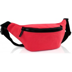 NEW BieFuDan Fanny Pack for Kids, Adjustable Waist Bag for Kids Boys Girls, Cute Fashionable Waist Pack Children's Bum Bag, Sports Workout Traveling Running Carrying Phones Mini Bags (Red)
