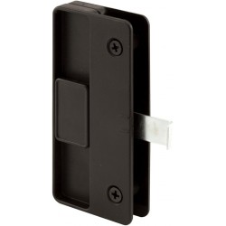 NEW Prime-Line Products A 177 Sliding Screen Door Latch and Pull, Black Plastic 3 in.