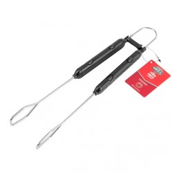 NEW Expert Grill Stainless Steel Detachable Handle Locking Barbecue Tongs, BBQ Tongs