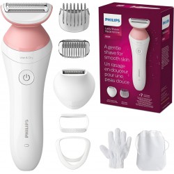 NEW Philips Female Grooming Lady Shaver Series 6000, Cordless Wet & Dry use, 7 accessories, BRL146/00
