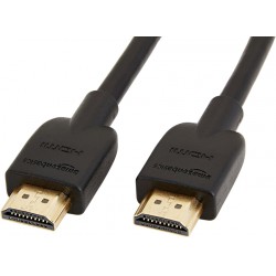 NEW Amazon Basics CL3 Rated High Speed 4K HDMI Cable (18Gbps, 4K/60Hz) - 10 Feet, Black