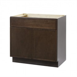 NEW 33 W Birch Plywood Freestanding Single Base Storage Cabinet with Soft Close Door