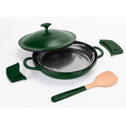 NEW Curtis Stone All-Day Chef's Pan with Silicone Handle Covers and Spatula