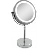 NEW Magnifying Mirror with Light 10x Tabletop Magnify 7-Inch LED Makeup Mirror Double-Sided, Lighted 1x or 10x Magnification Mirror