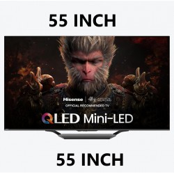 NEW Hisense 55U78N-55 inch Mini-LED PRO 4K QLED 144Hz Google TV with Quantum Dot Technology, DTS Virtual: X, HDR10/HDR10+/HLG, 1500 Nits Peak Brightness