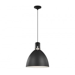 NEW Generation Lighting Brynne 14-Watt 14.125 in. W Matte Black Integrated LED Pendant