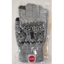 NEW One Size Men's Coca-Cola Gloves - grey