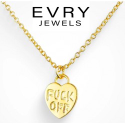 NEW EVRY JEWELS Don't Bother Me Necklace NECKLACE 14K GOLD plated