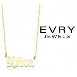 NEW EVRY JEWELS LIBRA NECKLACE 14K GOLD plated