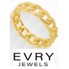 NEW SIZE 7 EVRY JEWELS Bad B Ring 14k gold plated