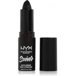 NEW NYX PROFESSIONAL MAKEUP - Suede Matte Lipstick, Alien (Black)