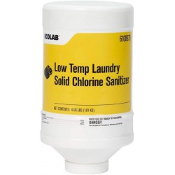 1 NEW Ecolab Low Temp Laundry Solid Destainer 4 lb