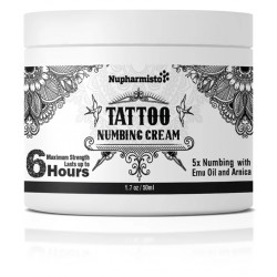 NEW 50ML Tattoo Pain-Free Numbing Cream - Maximum Strength for Tattoos & More