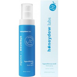 NEW EXP:8/27/2025 - Honeydew Labs - Hypochlorous Acid Spray - HOCl - Hypoallergenic Skin Toner Cleanser - Cleansing & Soothing, Safe to use on Acne Prone - Eczema Prone - Sensitive Face - Eyelid cleanser - Pre and Post Workout (200 mL)