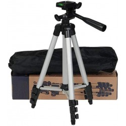 NEW - Tripod 3110 Smart Aluminium Adjustable Portable and Foldable Tripod Stand Clip and Camera Holder