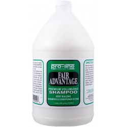 NEW Chris Christensen Pro-Line Fair Advantage Shampoo & Conditioner - Premium Volumizing Shampoo for Dogs - Build Body While Providing Moisture - Anti Static Formula - 2 in 1 Shampoo & Conditioner-Gallon