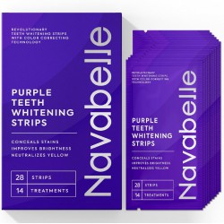 NEW EXP: 7/3/2025 - Purple Teeth Whitening Strips, V34 Whitening Strips, Purple Teeth Whitening Strip, V34 White Strips for Teeth Whitening, Purple Teeth Whitening, 14 Treatments for Teeth Whitening (28 Strips)