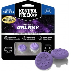 NEW KontrolFreek FPS Freek Galaxy Purple for PlayStation 4 (PS4) and PlayStation 5 (PS5) | Performance Thumbsticks | 1 High-Rise, 1 Mid-Rise | Purple