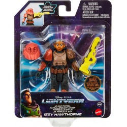 NEW Mattel Disney Pixar Lightyear Jr. Zap Patrol Izzy Hawthorne Action Figure, 12 Points of Articulation & Accessories, 5-in Scale