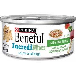 NEW BBD: DEC/2025 - 84G - Purina Beneful Incredibites Real Lamb (WITH TOMATO, BROWN RICE & SPINACH) Wet Dog Food