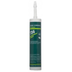 NEW 300ML Dow Corning 2086433 736 Red Heat Resistant Sealant, -65 to 260 Degree C, 300 mL