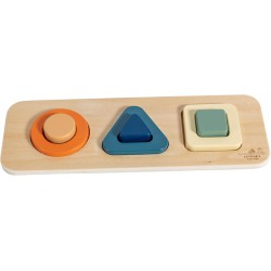 NEW Montessori-Inspired 3D Shapes Puzzle, Toddler Geometric Puzzle