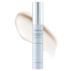 NEW EXP: 6/16/2027 - 15 ML TIRTIR Collagen Lifting Eye Cream - Eye Roller, Wrinkle Spot Treatment, Revitalizing Moisturizer,Tightening Under Eye For Wrinkles,Fine Lines,Under Eye Bags,Eye Lift Treatment For Men & Women