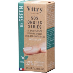 NEW Vitry Sos Ridged Nails Be Green 10.0 ML